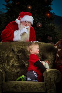 Meet Santa event - child