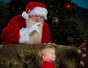 Meet Santa event - child